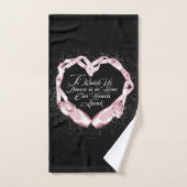 Hoor ons balethart bad handdoek (Handdoek)