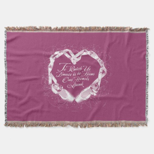 Hoor ons balethart deken (Voorkant)