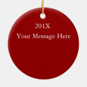 Hoor ons balethart keramisch ornament (Achterkant)