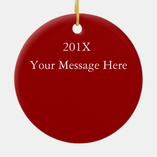 Hoor ons balethart keramisch ornament (Achterkant)