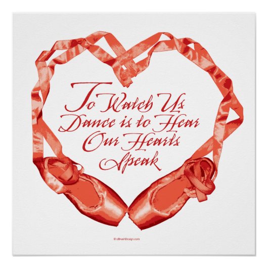 Hoor ons ballet Poster (Voorkant)