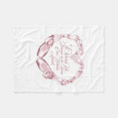 Hoor onze ballet harten vlooienbak fleece deken (Voorkant (Horizontaal))