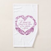 Hoor onze balletharten bad handdoek (Handdoek)