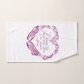 Hoor onze balletharten bad handdoek (Handdoek)