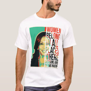 hoor op alle plaatsen waar beslissingen worden gen t-shirt