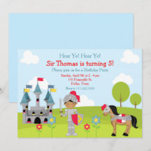 Hoor Ye African American Knight Birthday Party