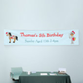 Hoor Ye African American Knight Birthday Party Spandoek (Beurs)