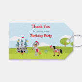 Hoor Ye African American Knight Gift Label Cadeaulabel (Voorkant (Horizontaal))