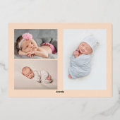 Hoor Ye Hear Ye Medieval Fotoaankondiging Folie Uitnodiging (Achterkant)