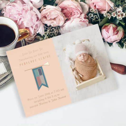 Hoor Ye Hear Ye Medieval Fotoaankondiging Folie Uitnodiging