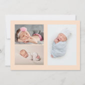 Hoor Ye Hear Ye Medieval Fotoaankondiging Kaart (Achterkant)