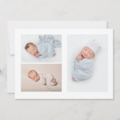 Hoor Ye Hear Ye Medieval Fotoaankondiging Kaart (Achterkant)