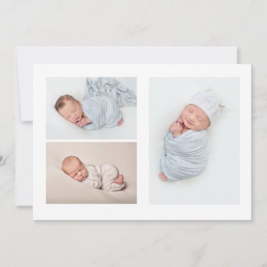 Hoor Ye Hear Ye Medieval Fotoaankondiging Kaart (Achterkant)