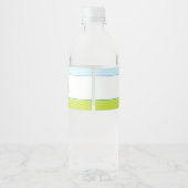 Hoor Ye Zwart Haar Schattige Ridder Waterfles Etiket (Achterkant)