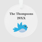 Hoor Zie Geen Kwaad Kat Acrylisch Ornament spreken (achterkant)