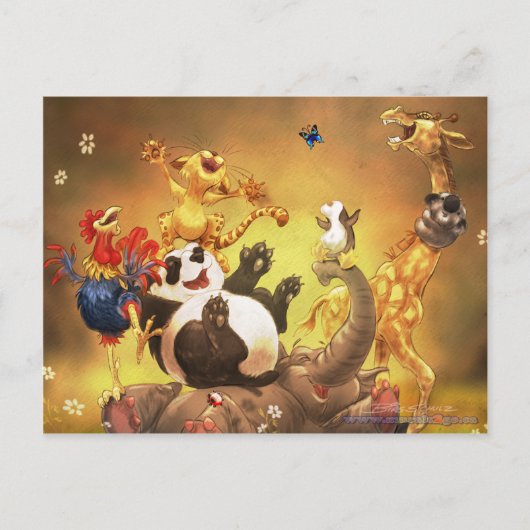 Hoorah. Briefkaart (Voorkant)