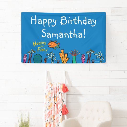 Hooray for Fish Birthday Spandoek (Insitu)