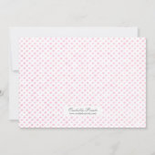 Hooray | Foto van Birthday Party Invitation | Roze Kaart (Achterkant)