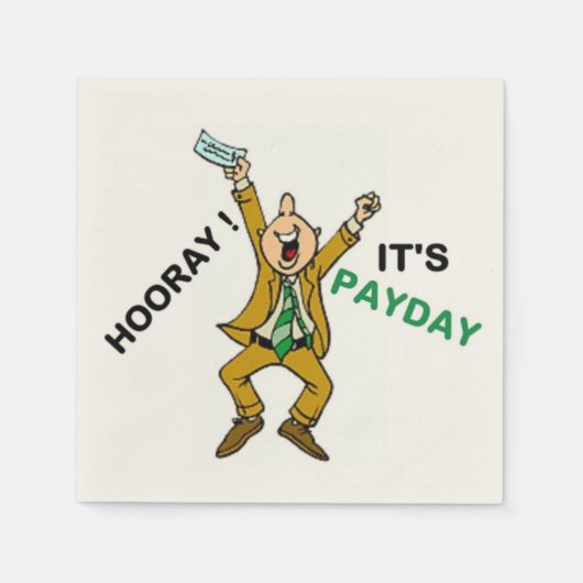 HOORAY! HET IS BETAALDAG SERVET (Voorkant)