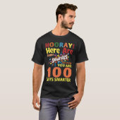 Hooray hier een paar moerassen omdat je 100 dagen  t-shirt (Voorkant volledig)