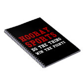 Hooray Sports Notitieboek (Rechterzijde)