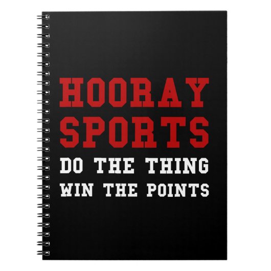 Hooray Sports Notitieboek (Voorkant)