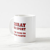 Hooray This Sport Funny Mug Koffiemok (Voorkant links)