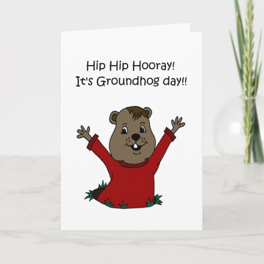 Hooray zijn Groundhog Dag 2 Kaart (Voorkant)