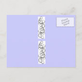 "Hoorde dat je naar een gated community verhuisde" Aankondigingskaart (Achterkant)