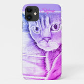 Hoorde je dat? (paars) Case-Mate iPhone case (Achterkant)