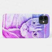 Hoorde je dat? (paars) Case-Mate iPhone case (Achterkant (horizontaal))