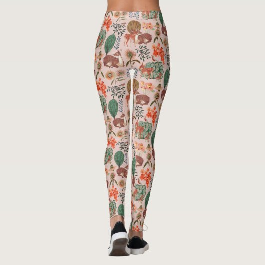 Hoorherenpatroon Leggings (Achterkant)