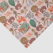 Hoorherenpatroon Tissuepapier (Detail)