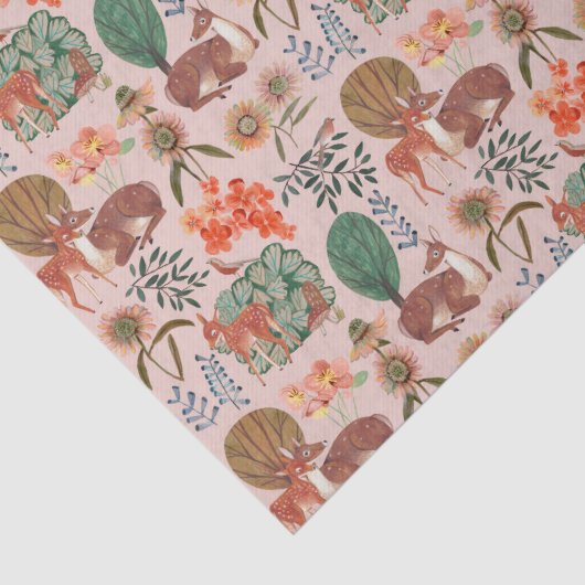 Hoorherenpatroon Tissuepapier (Detail)