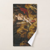 Hoorkaasset voor leeuwen bad handdoek (Handdoek)