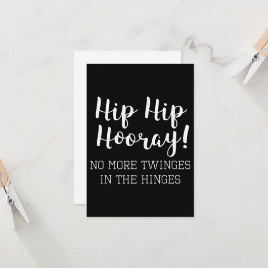 Hoorkap Heup Kaart (Voorkant / Achterkant in situ)