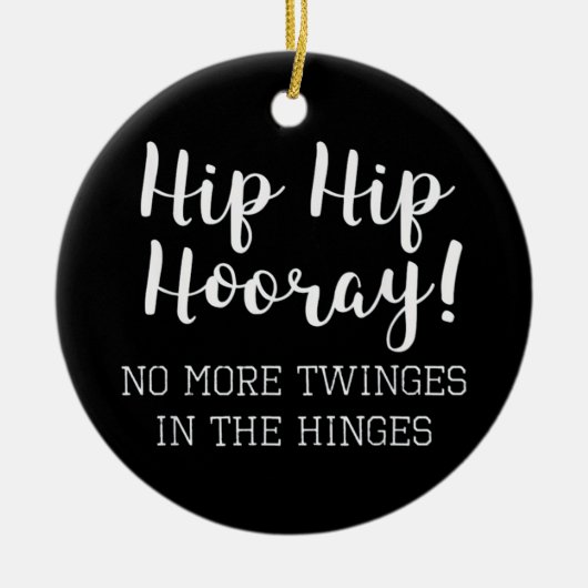 Hoorkap Heup Keramisch Ornament (Voorkant)