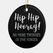 Hoorkap Heup Keramisch Ornament (Links)