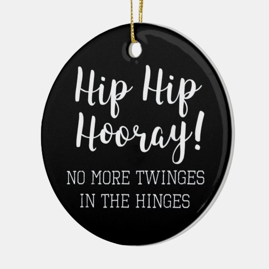 Hoorkap Heup Keramisch Ornament (Links)