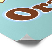 Hoorkap voor orale hypogiëneRetro Poster (Hoek)