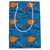 Hoorkap voor vispatronen medium cadeauzakje (Voorkant)