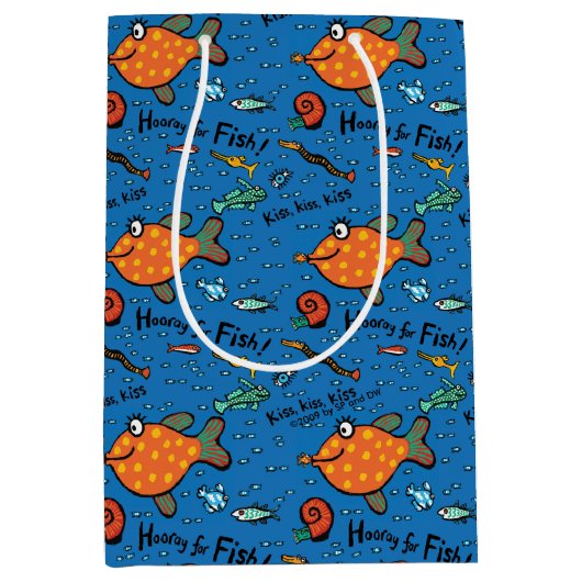 Hoorkap voor vispatronen medium cadeauzakje (Voorkant)