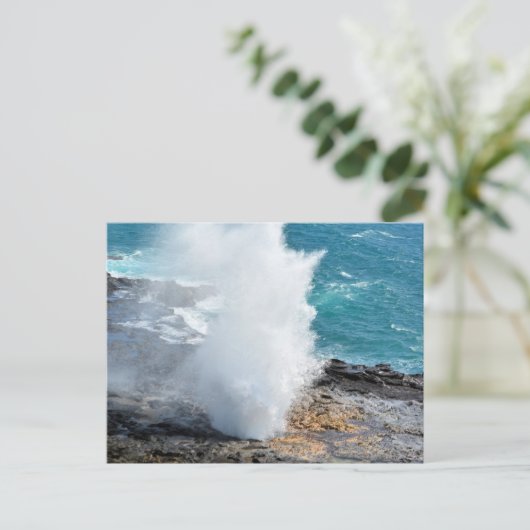 Hoorn in Kauai, Hawaii Briefkaart (Staand voorkant)