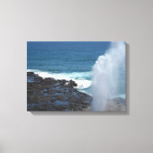 Hoorn in Kauai, Hawaii Canvas Afdruk (Voorkant)