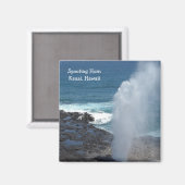 Hoorn in Kauai, Hawaii Magneet (Voorkant / Achterkant)