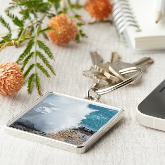 Hoorn in Kauai, Hawaii Sleutelhanger (Zijkant)