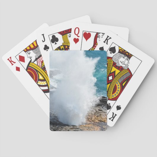 Hoorn in Kauai, Hawaii Speelkaarten (Achterkant)