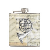  Hoorn Music Flask Heupfles (Voorkant)