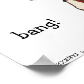 hoorn rond afdruk poster (Hoek)