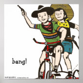 hoorn rond afdruk poster (Voorkant)